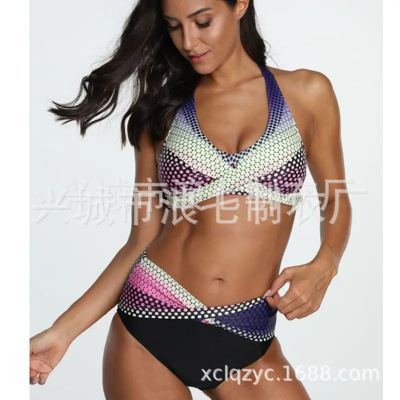 2023 New Women's Cross-Border Separates Bikini Set